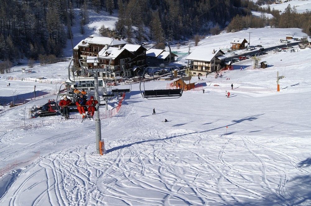 Hotel Le Chamois Logis Molines-en-Queyras Zewnętrze zdjęcie