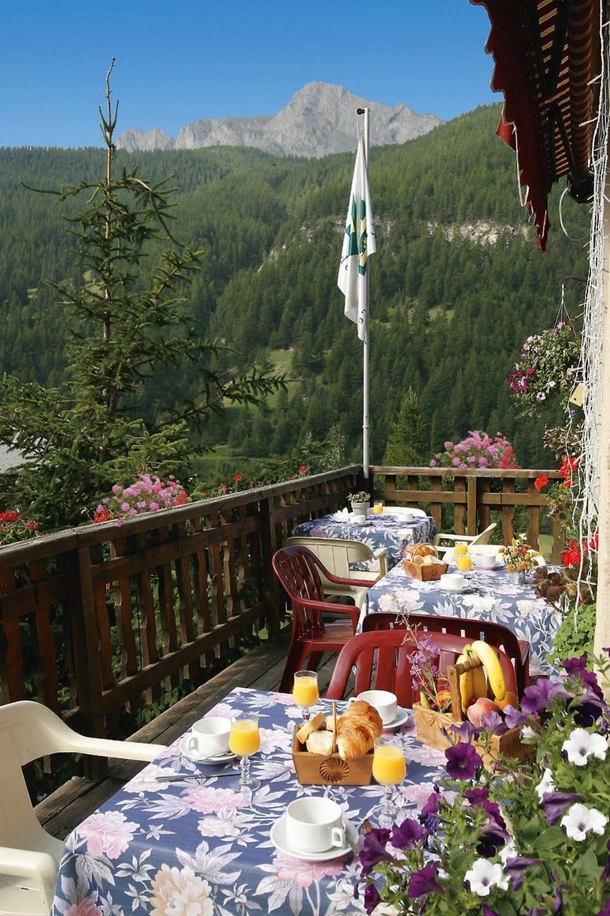 Hotel Le Chamois Logis Molines-en-Queyras Zewnętrze zdjęcie